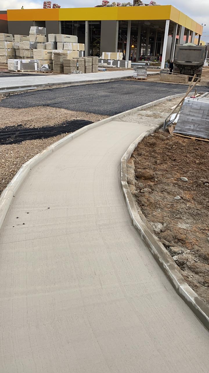 устройство тротуаров